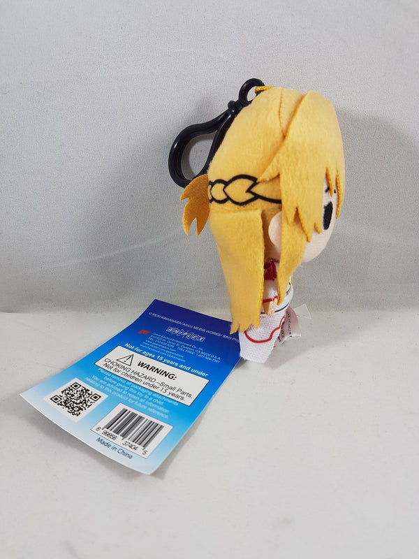 Sword Art Online Asuna 5" Plush Doll W/ Backpack Clip