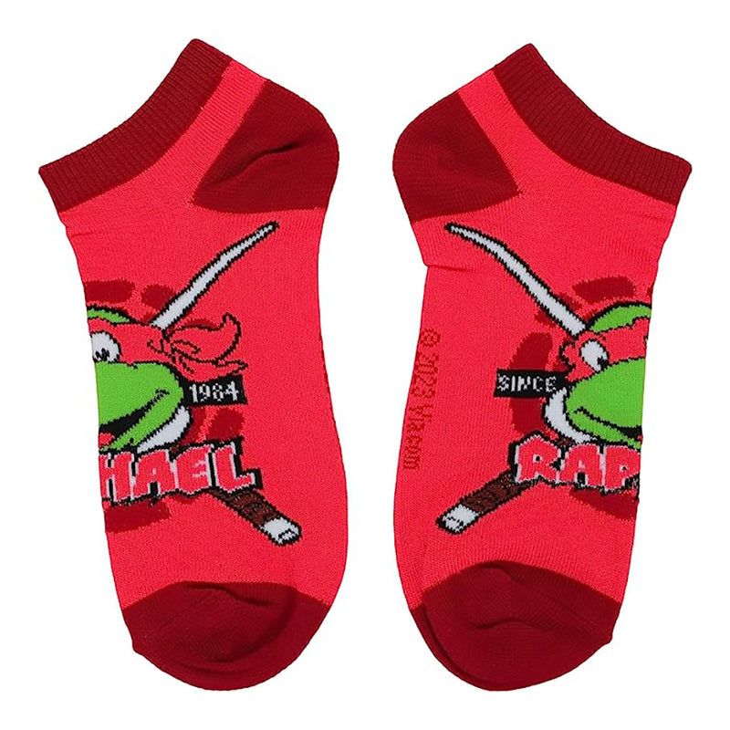 Teenage Mutant Ninja Turtles Retro Ankle Socks 5-Pack Set