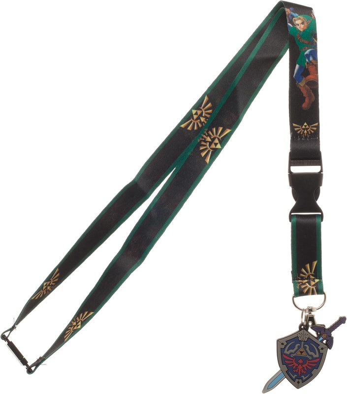 The Legend of Zelda Hero of Time Lanyard With Charm