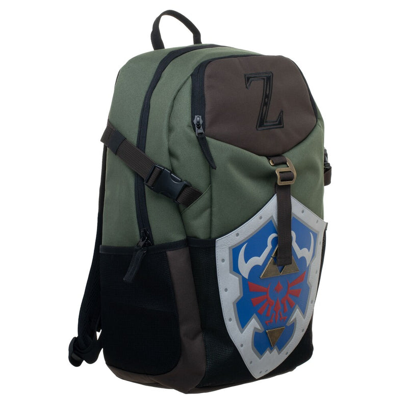 The Legend of Zelda Link Hylian Shield Canvas Backpack