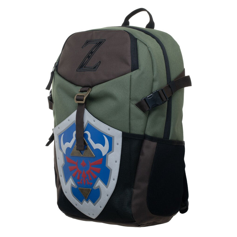 The Legend of Zelda Link Hylian Shield Canvas Backpack