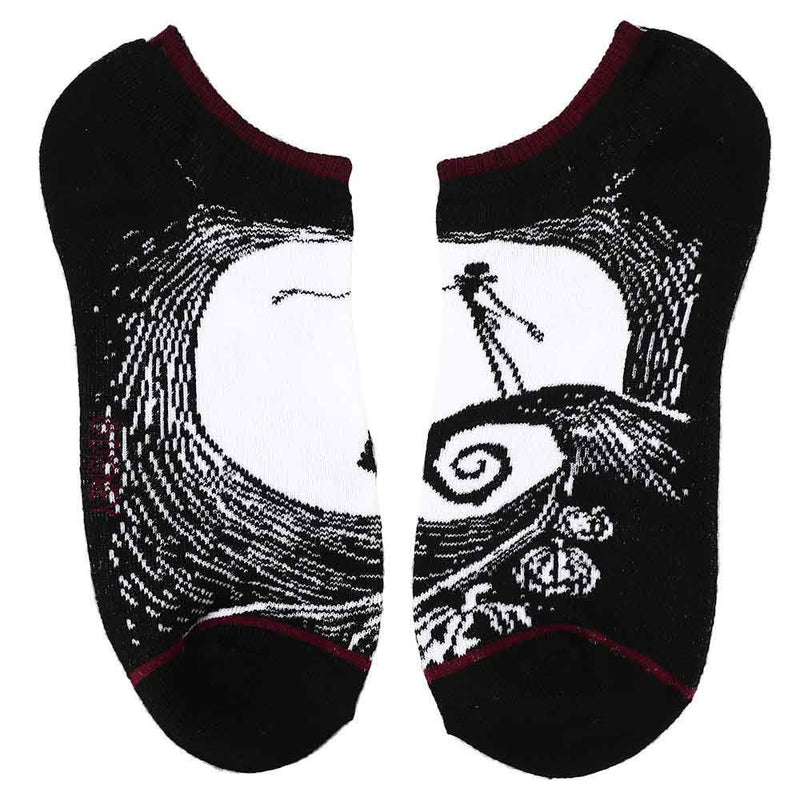 Nightmare Before Christmas 5 Pair Ankle Socks
