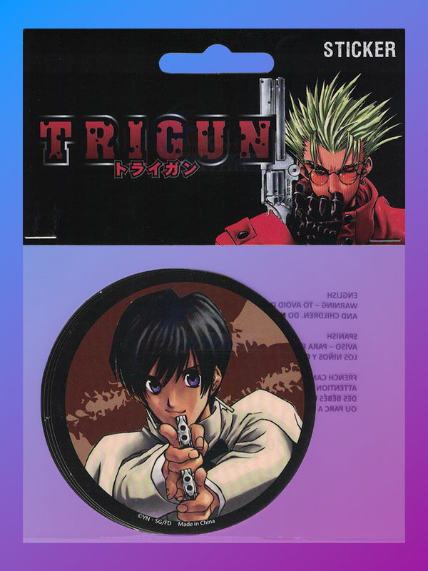 Trigun Main Characters Die-Cut Sticker Set