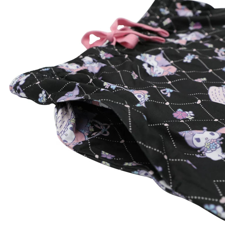 Kuromi & My Melody Women's Lavender Sleepwear Set