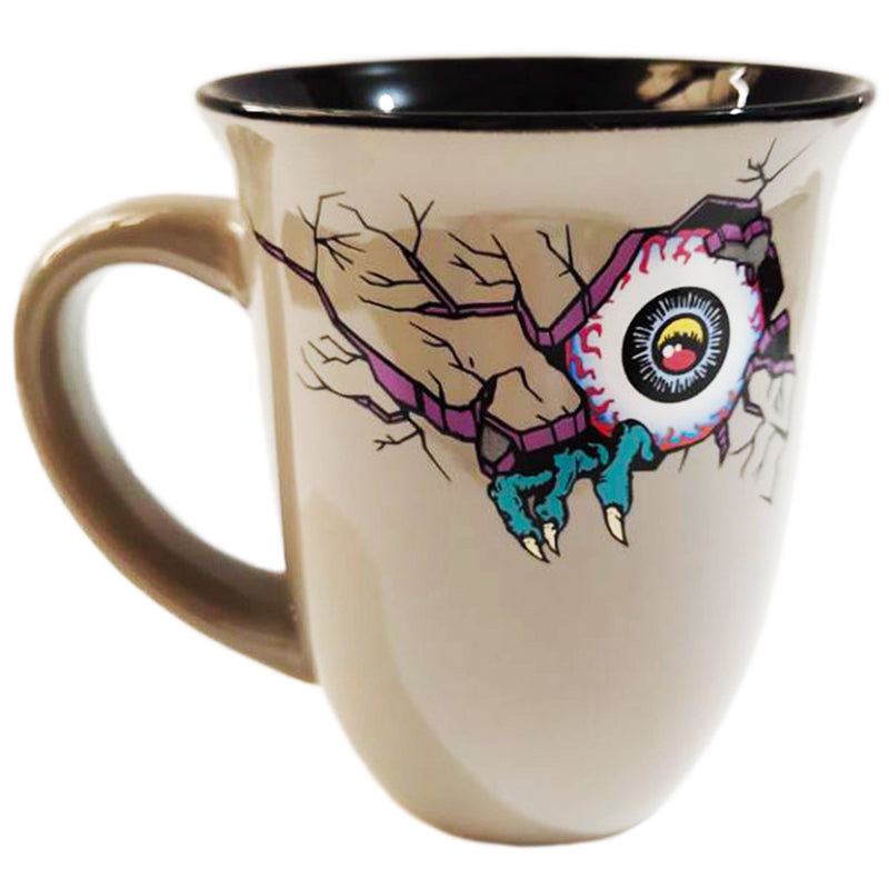 MTV Classic Logo Monster Eye Ceramic Wide Rim Mug 16 oz