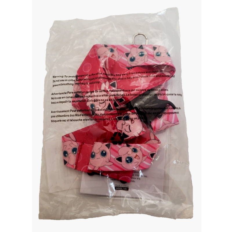 Pokemon Jigglypuff Lanyard With Charm