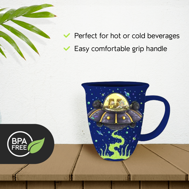 Rick and Morty Spaceship Mug 16 oz