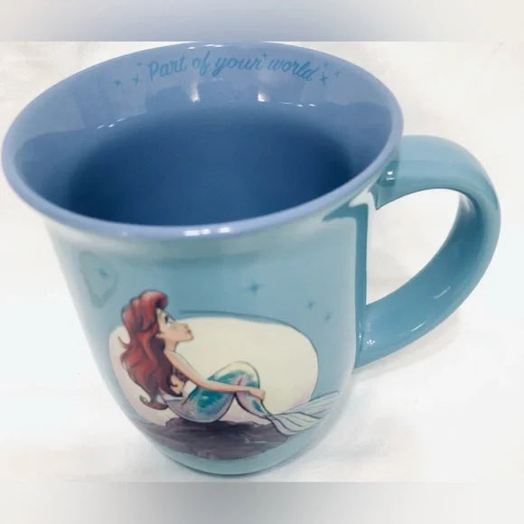 The Little Mermaid Ariel Wide Rim Ceramic Mug 16oz