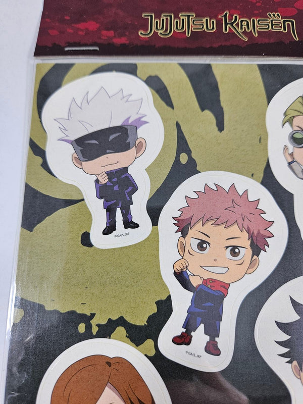 Jujutsu Kaisen Chibi Characters Sticker Set