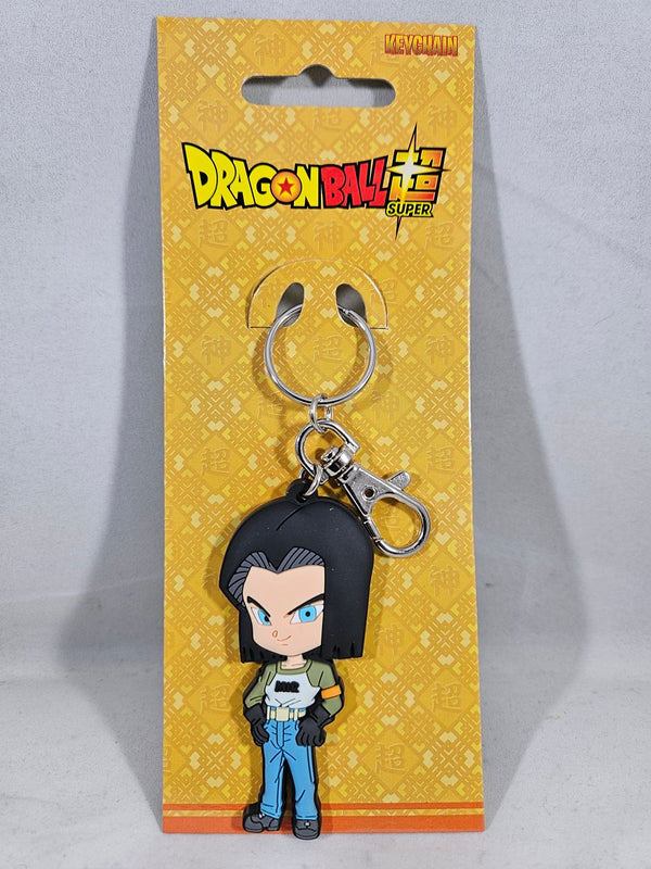 Dragon Ball Z Super Android 17 SD PVC-avainnippu