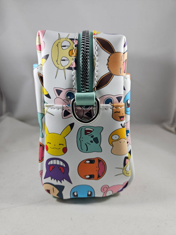 Pokemon Faces All Over Crossbody Satchel Bag