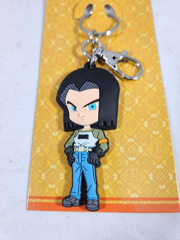Dragon Ball Z Super Android 17 SD PVC-avainnippu