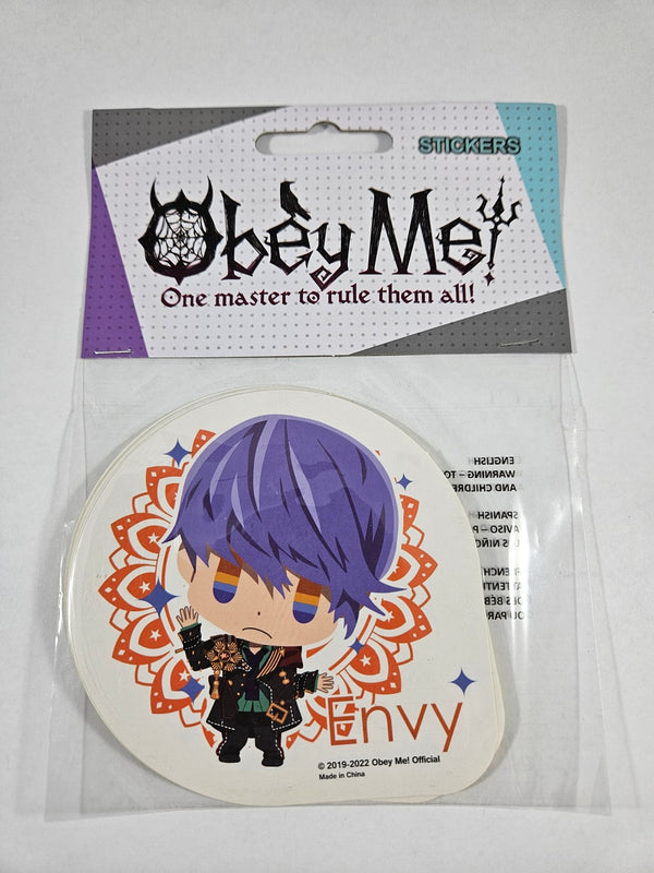 Obey Me! Characters Die-Cut Sticker Set