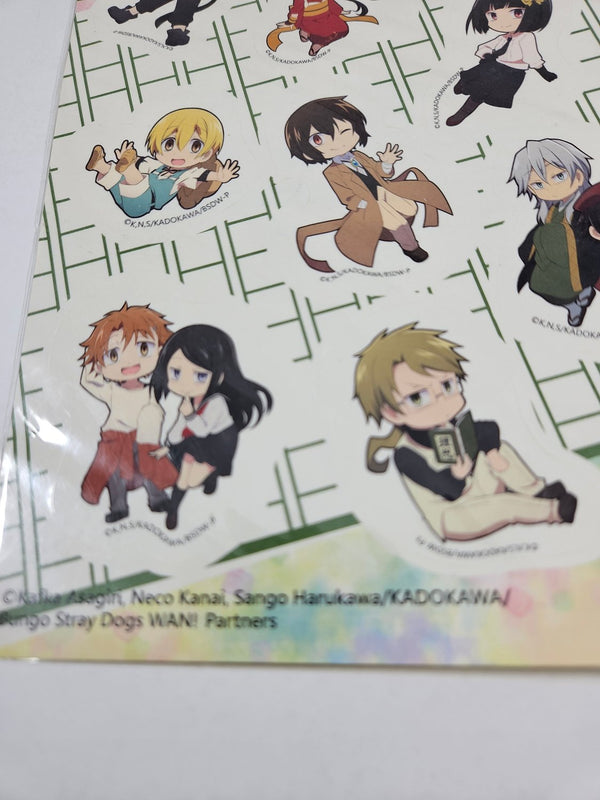 Bungo Stray Dogs Wan Group Sticker Set