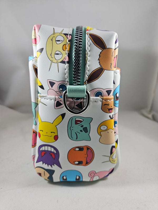 Pokemon Faces All Over Crossbody Satchel Bag