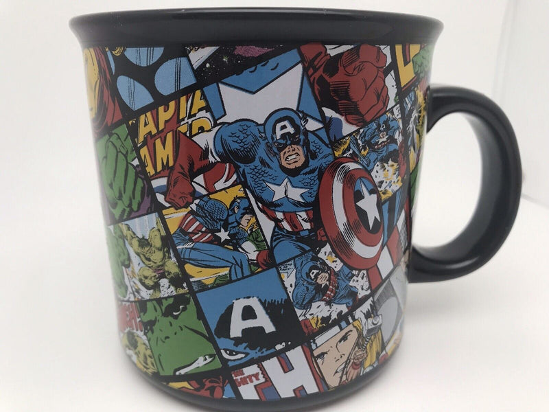 Marvel Comics Retro Character Comic Strip Camper Mug 20 oz