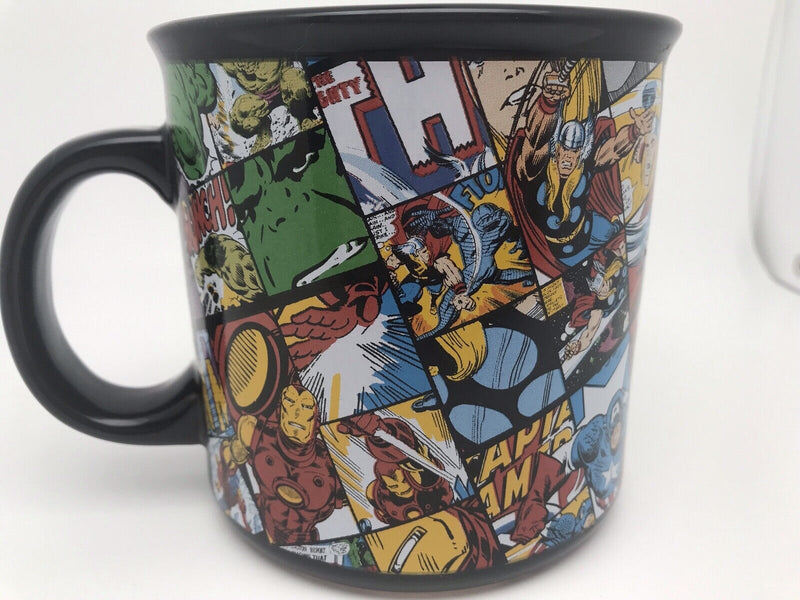 Marvel Comics Retro Character Comic Strip Camper Mug 20 oz