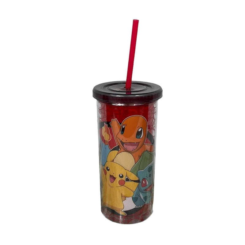 Pokemon Starters & Pokeballs Travel Tumbler 20 oz