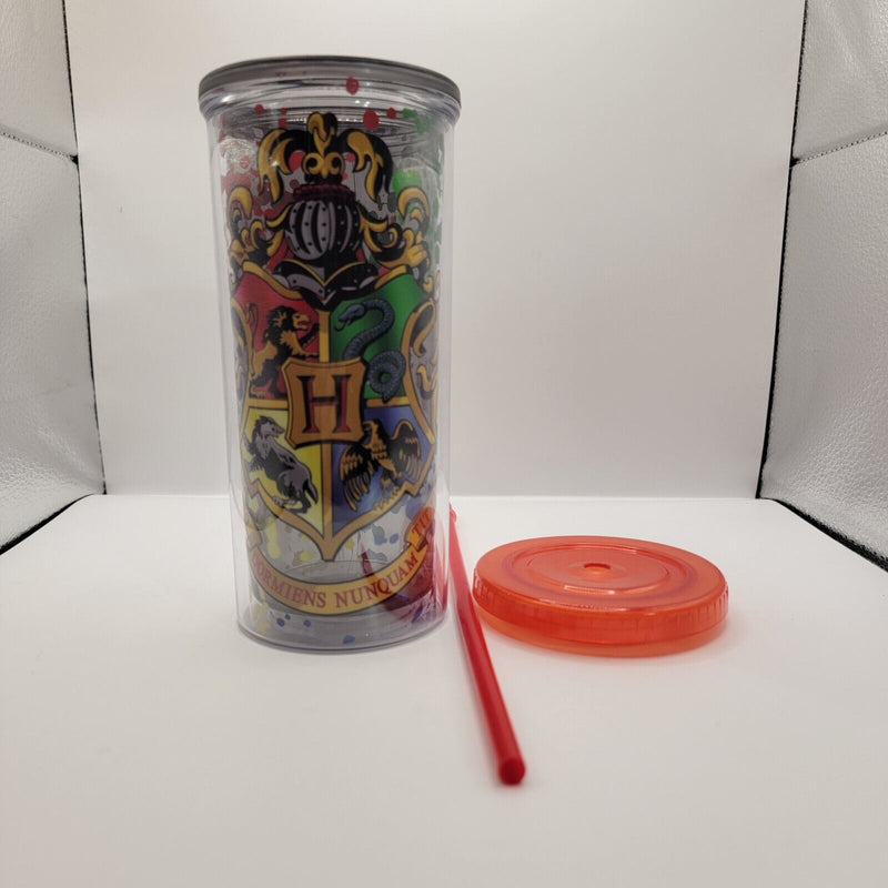 Harry Potter Hogwarts Crest Travel Tumbler 20 oz
