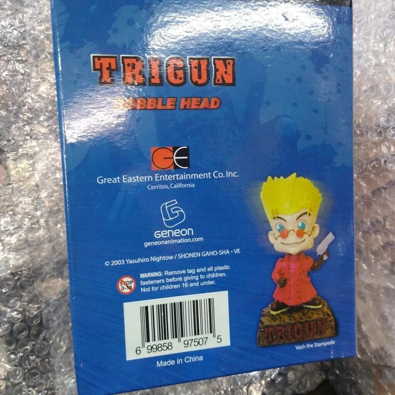 Trigun Vash The Stampede Bobble Head Figure