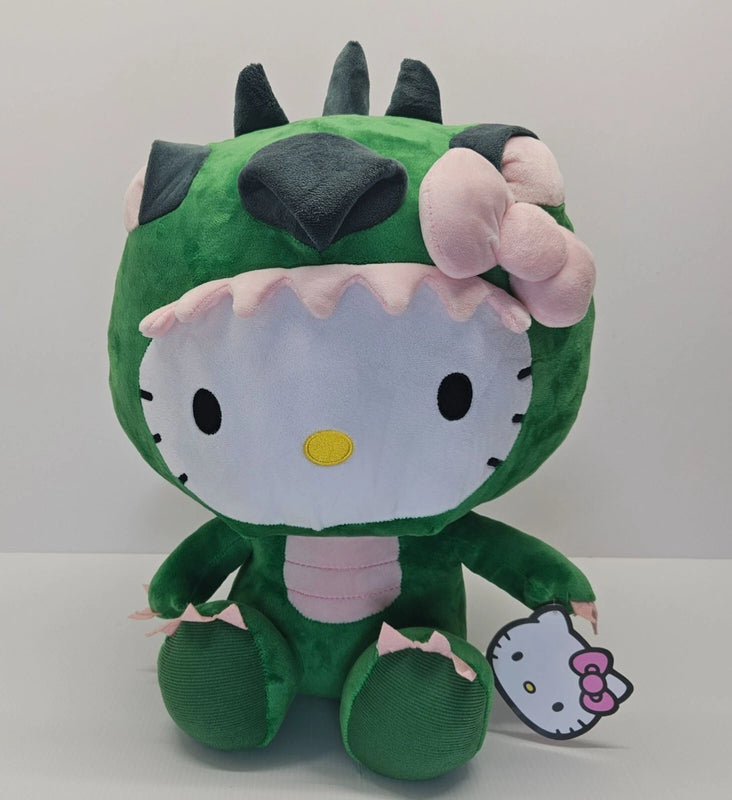 Sanrio Hello Kitty Green Dragon 18" Jumbo Plush Doll