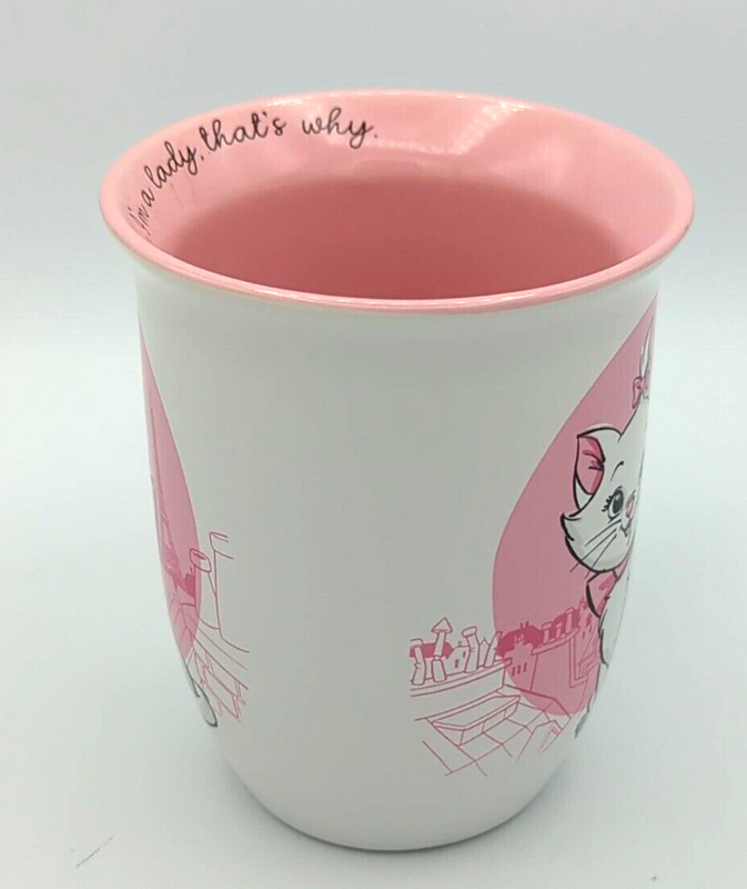 Disney Aristocats Marie Lady Paris Wide Rim Mug 16oz