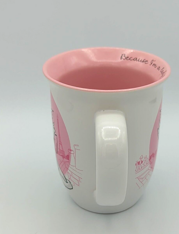 Disney Aristocats Marie Lady Paris Wide Rim Mug 16oz