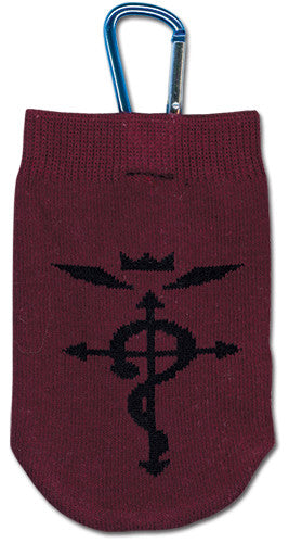 Fullmetal Alchemist Brotherhood Logo Knitted Cell Phone Bag