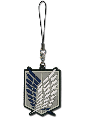 Attack On Titan - Survey Corps Cell Phone Charm Shadow Anime