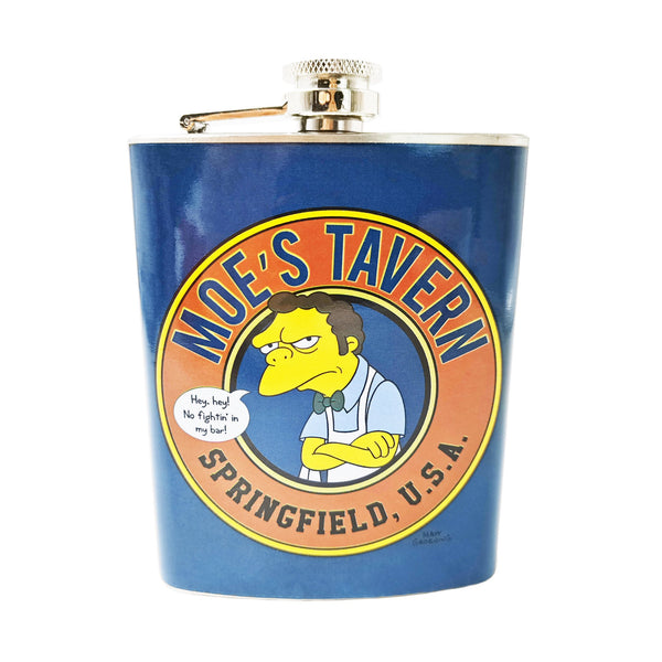 The Simpsons Moe's Tavern Flask 7 oz