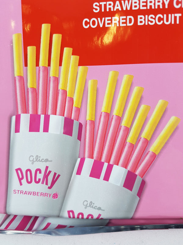 Strawberry Pocky Family Pack 3.95 oz (9 Pack)