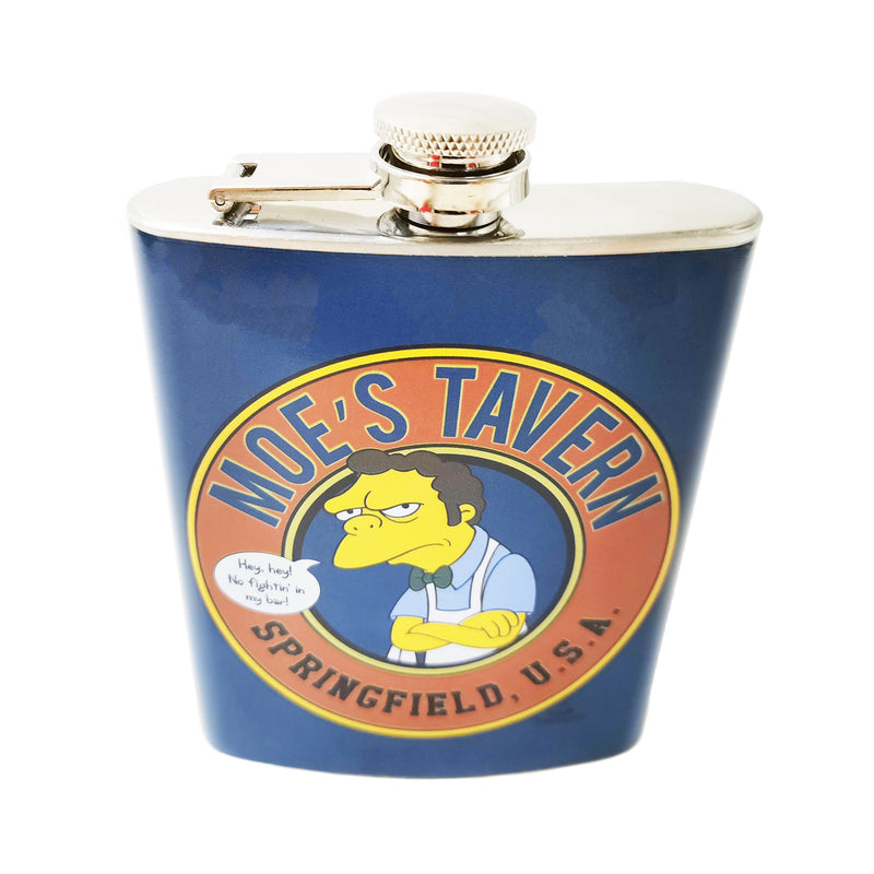 The Simpsons Moe's Tavern Flask 7 oz