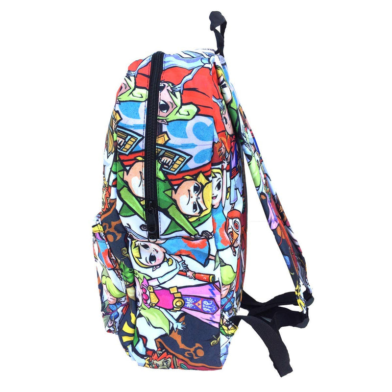 Legend of Zelda Chibi All Over 17" Backpack Bag