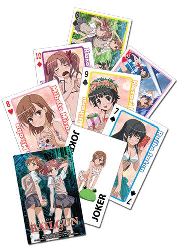 A Certain Scientific Railgun Poker Playing Cards