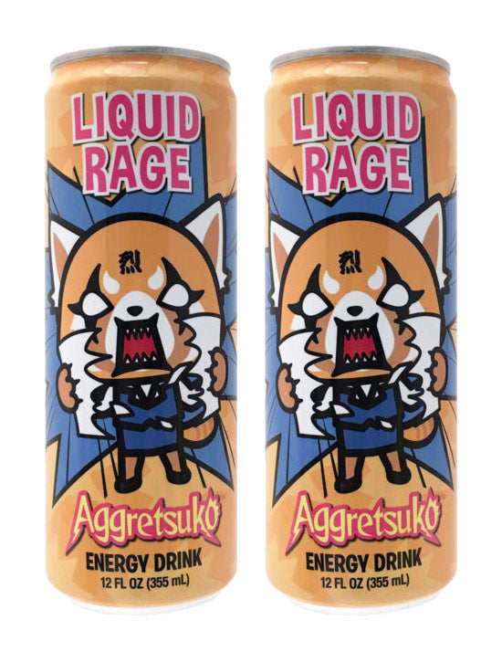 Aggretsuko Liquid Rage -energiajuoma