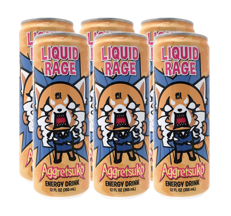 Aggretsuko Liquid Rage -energiajuoma