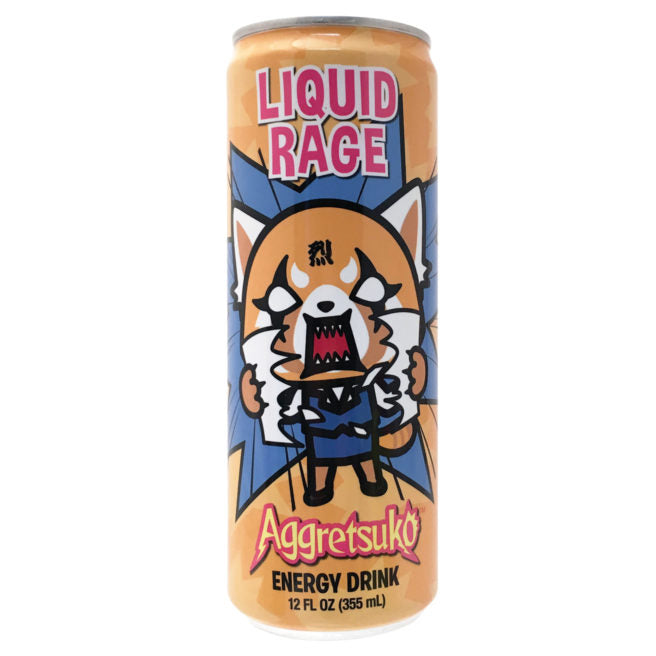 Aggretsuko Liquid Rage -energiajuoma
