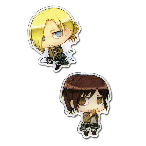 Attack On Titan Annie & Sasha Lapel Pins Set of 2