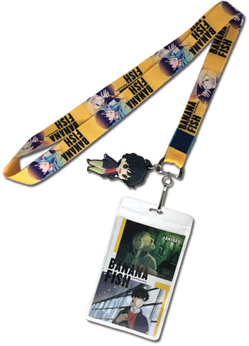 Banana Fish Ash and Eiji Lanyard W/ Charm