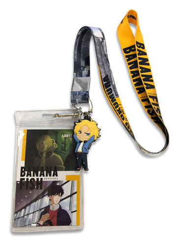 Banana Fish Eiji & Ash Lanyard W/ Charm