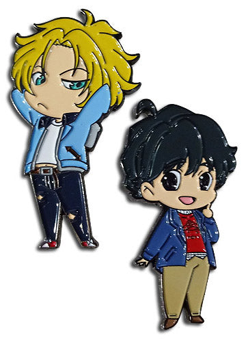 Banana Fish Eiji & Ash Lapel Pins Set of 2
