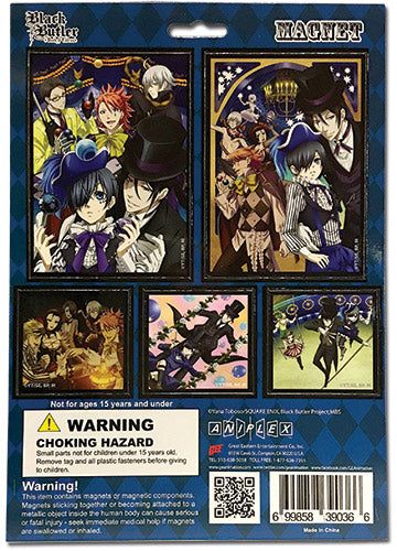 Black Butler Book of Circus Magnet Collection