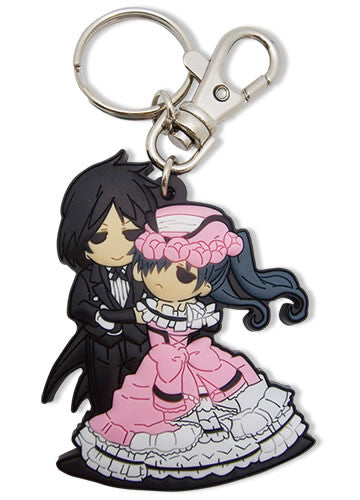 Black Butler Sebastian & Ciel Dance Keychain