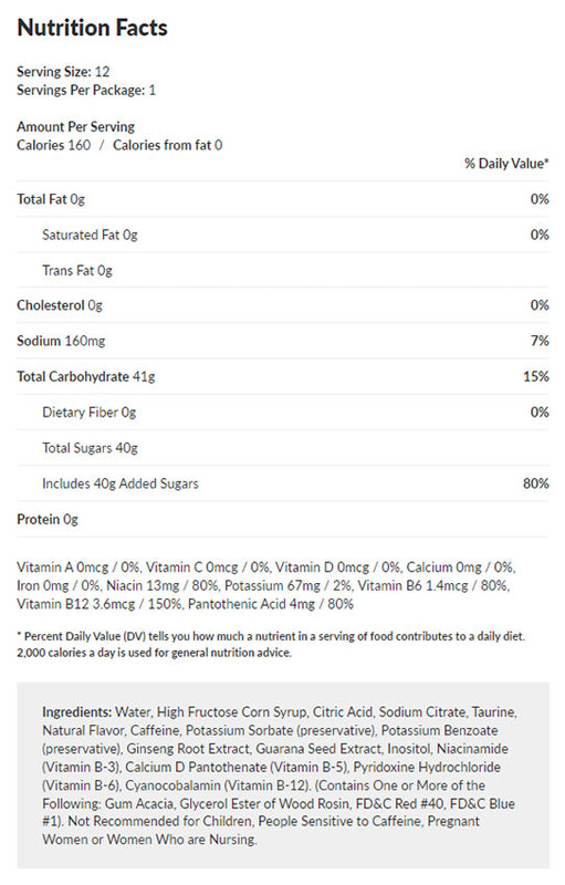 Bleach Soul Reaper Energy Drink