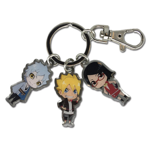 Boruto Main Group Metal Keychain