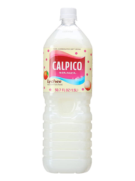 Giant Calpico Lychee Flavor Non-Carbonated Soft Drink Soda 50.7oz