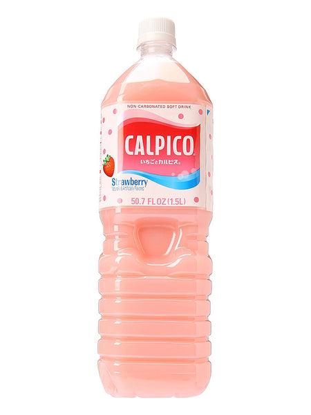 Calpico Strawberry Flavor Non-Carbonated Soft Drink Soda 50.7 oz