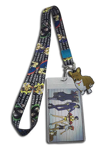 Cowboy Bebop Group Lanyard W/ Ein Charm