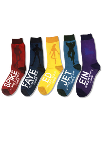 Cowboy Bebop Themed Socks 5-Pack