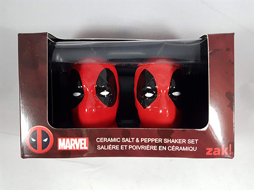 Marvel Deadpool Ceramic Salt & Pepper Shaker Set